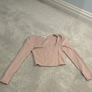 Aritizia Women's Long Sleeve Top - Pink